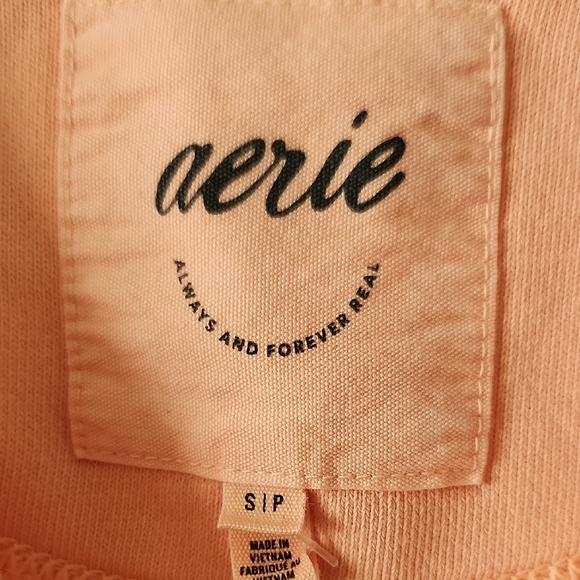 NWT - Aerie Beach Peach Keep It Light Crochet Sweater - S - Picture 2 of 5